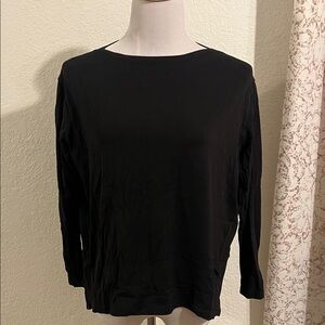 Oversized long sleeve yoga top